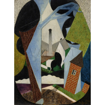 РЕПРОДУКЦИИ НА КАРТИНИ Пейзаж в Bas Meudon (1916)